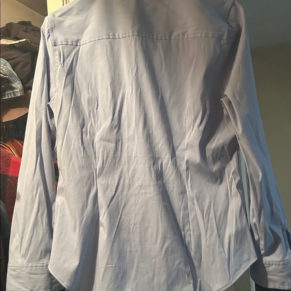 Time and Tru Sky Blue Blouse - Picture 3 of 3